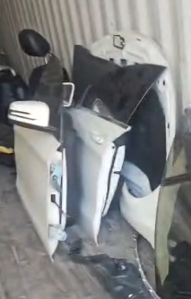 Juego de 4 puertas blancas Mercedes-Benz CLA 200 2016